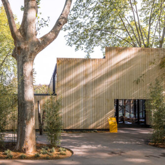 Accoya-wood-decking-and-cladding---Orangutan-enclosure,-Barcelona-Zoo,-Barcelona,square