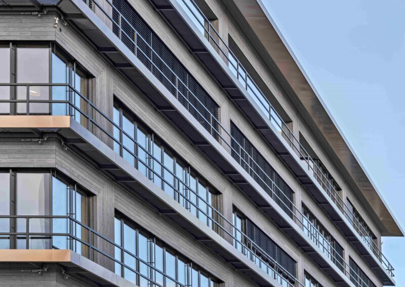 ABB Accoya Color Grey Fassade Schweiz