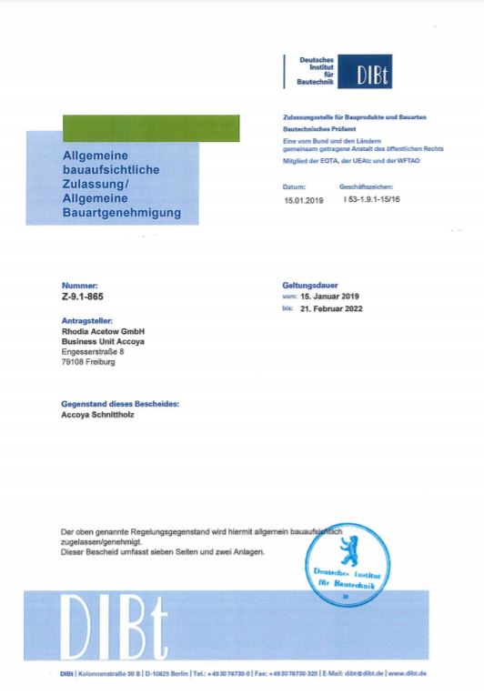 Allgemeine Bauaufsichtliche Zulassung
