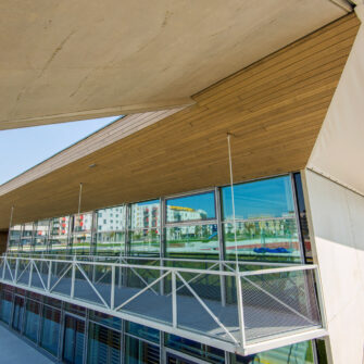 Accoya wood cladding - Vienna Education Campus