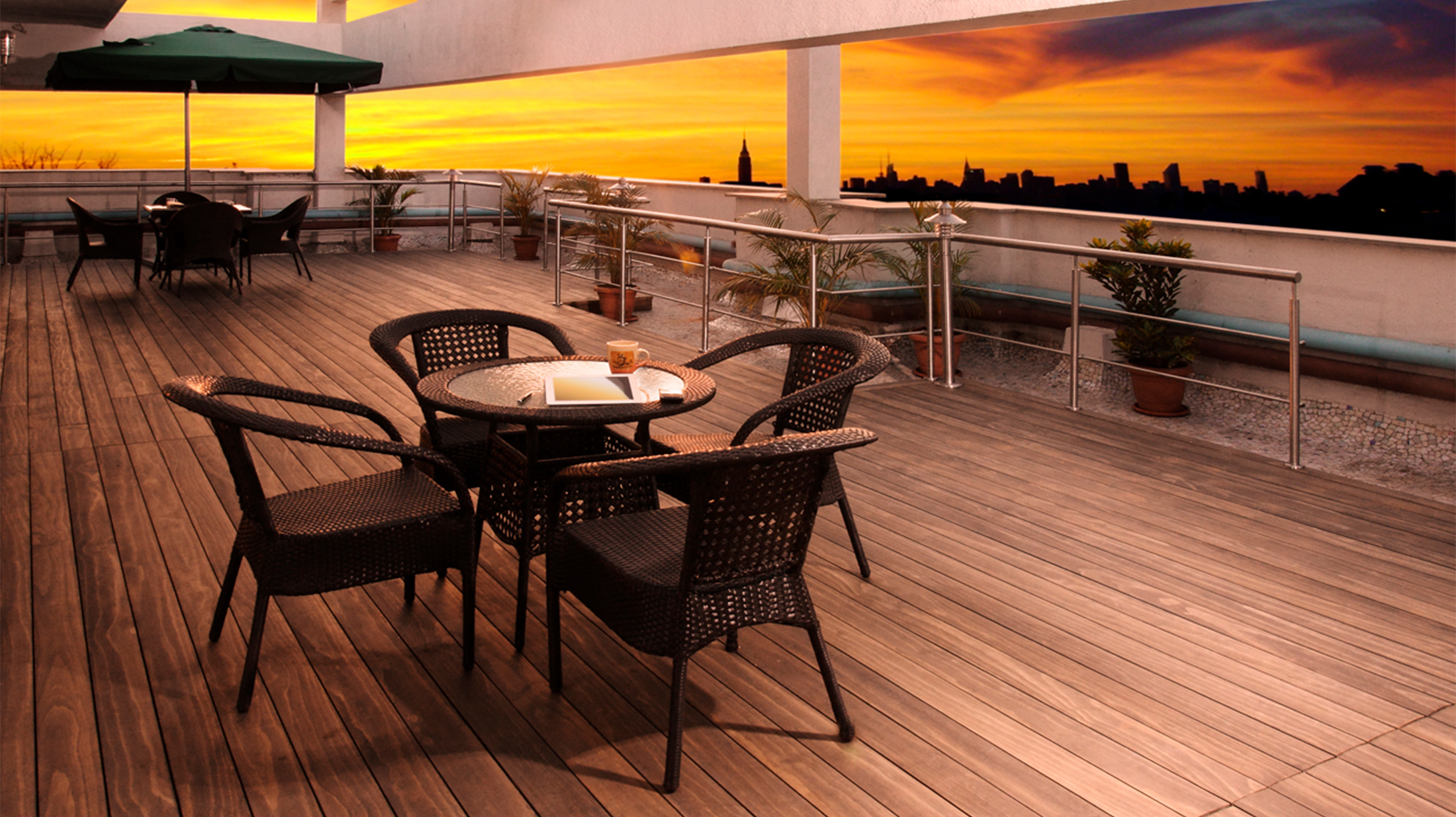 Accoya wood decking