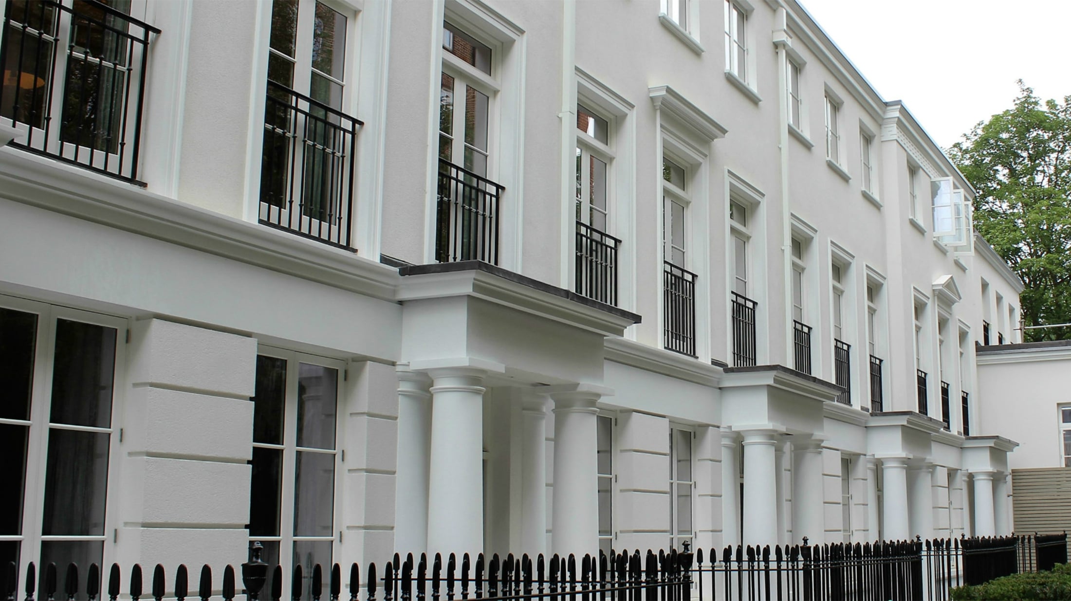 Wooden sash windows