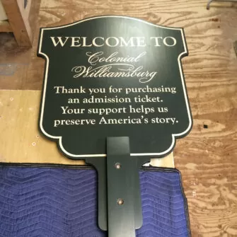 Colonial signage - square 2