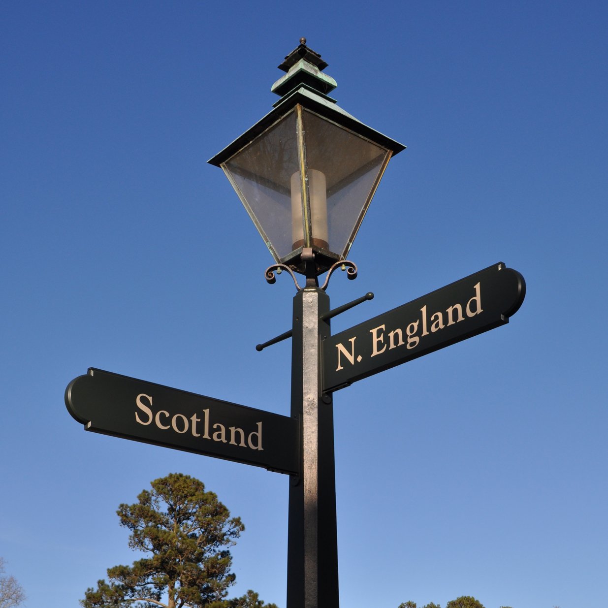 Colonial signage - square