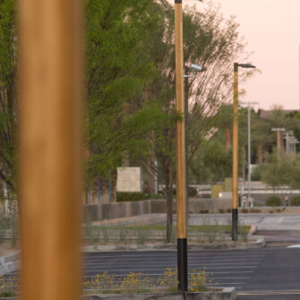 Hillstone lighting poles - square