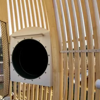 Curvwood playpod 2 - square