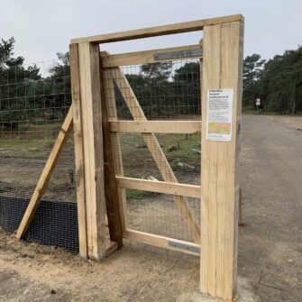 Accoya gate closeup - square