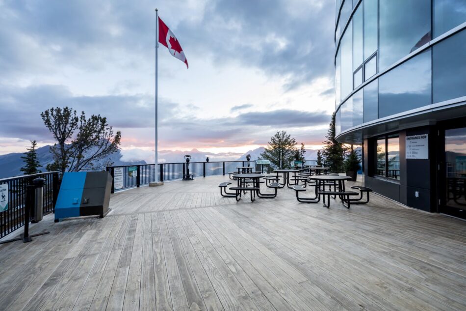 Accoya Decking chosen for project on Sulphur Mountain