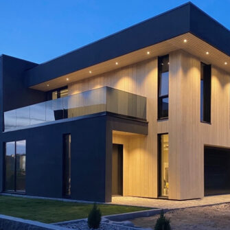 Private residence - Øyenkilen - full view of house - wide