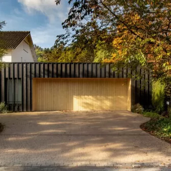 Zwarthout - private residence - Netherlands - charred cladding and garage
