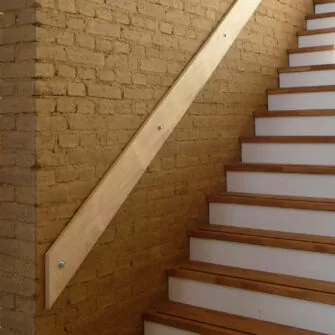 School De Verwondering Almere - Accoya wood - bannister - wide