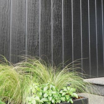 Accoya black cladding - Karl Harrison - closeup square