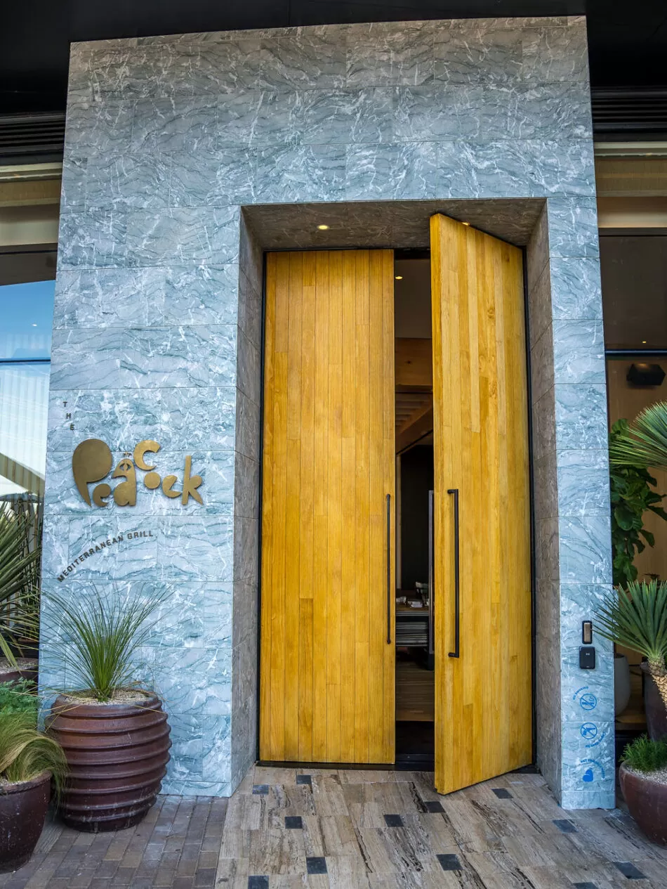 Accoya makes a statement for hotel entry