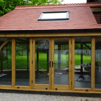 Traditional Conservatories Limited_Accoya wood conservatory - side view - wide