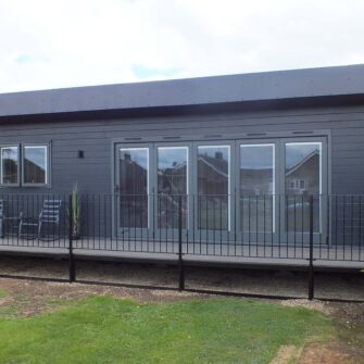 DGM Joinery-Accoya log cabin Norfolk 4 -wide