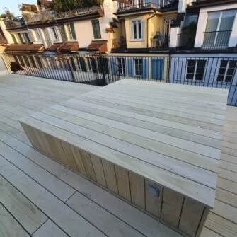 Accoya Dachterrasse mit Liegefläche Luzern