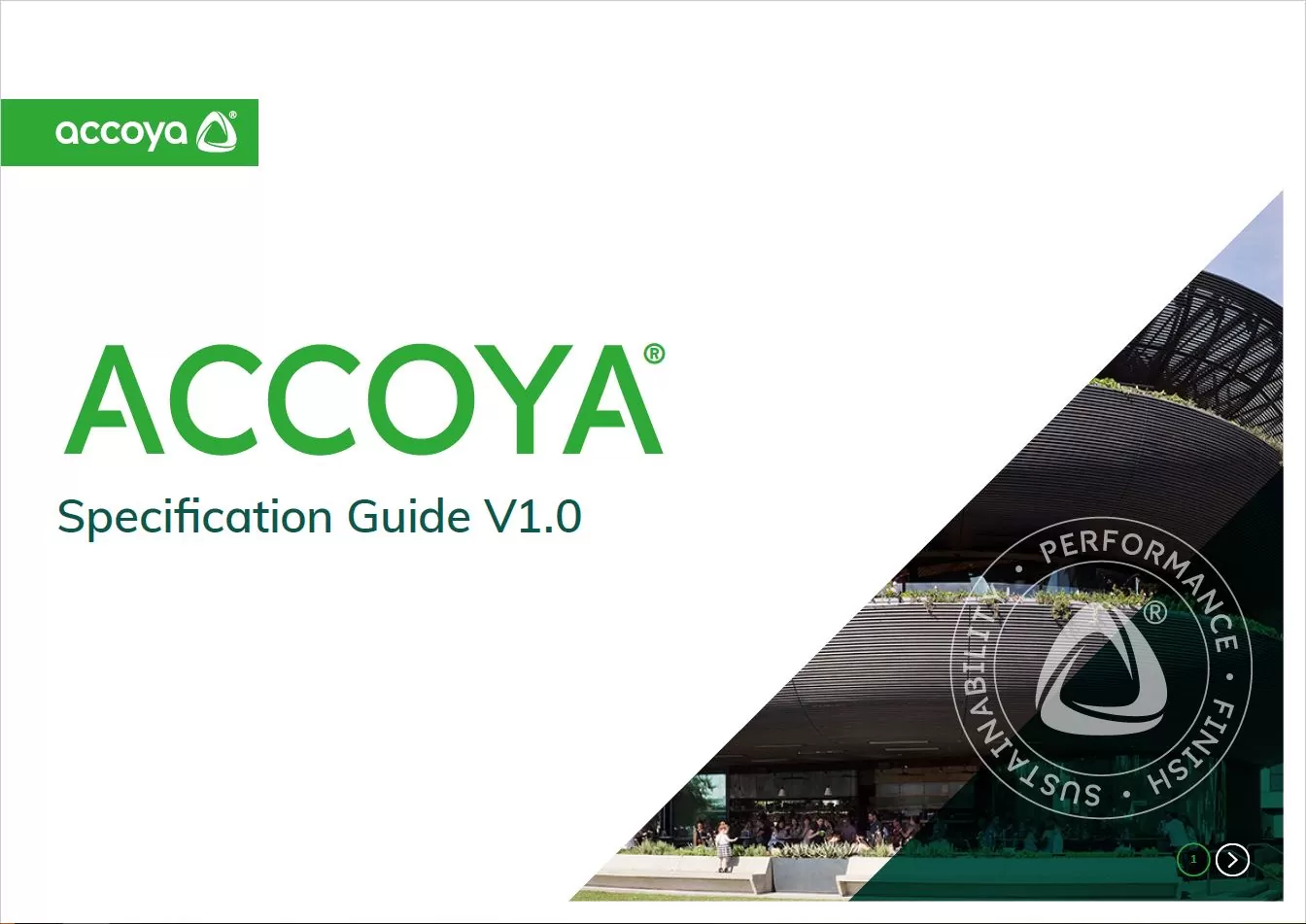 Accoya Specification Guide