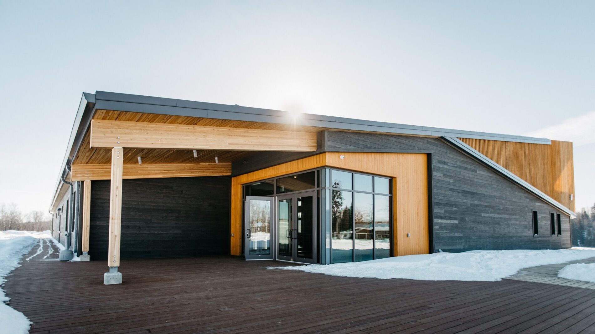 Wood siding