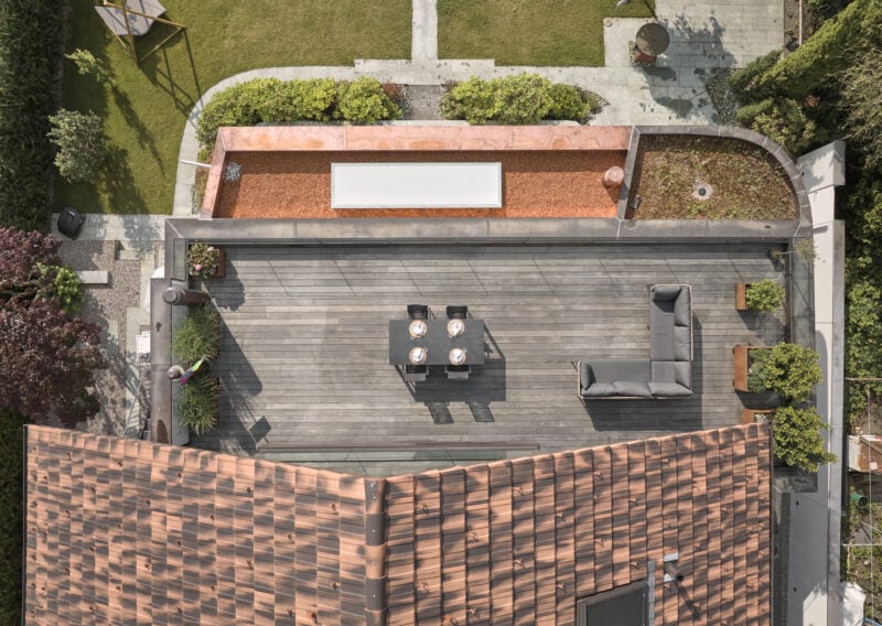 Rooftop Decking Accoya Color Grey