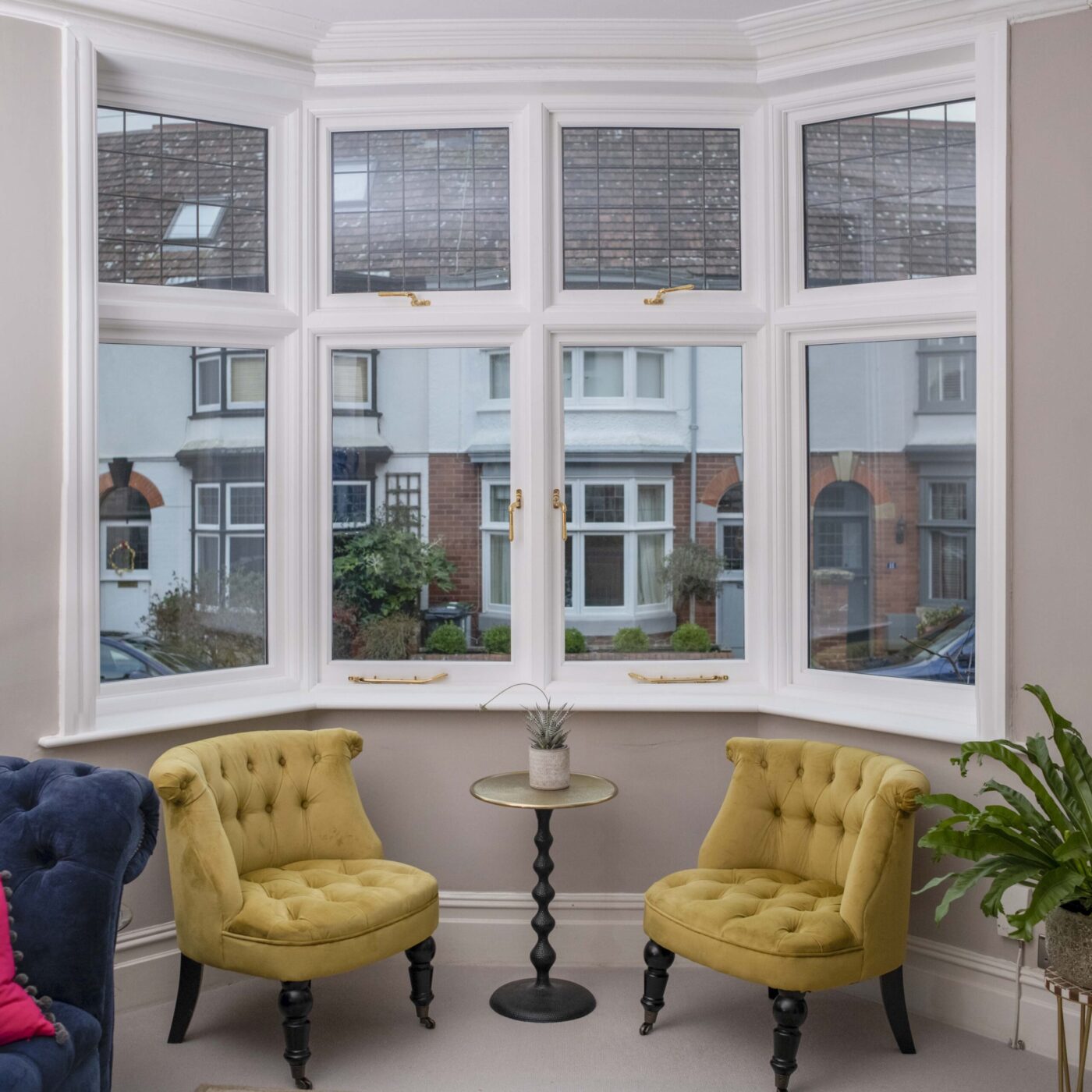 Edwardian replica bay windows