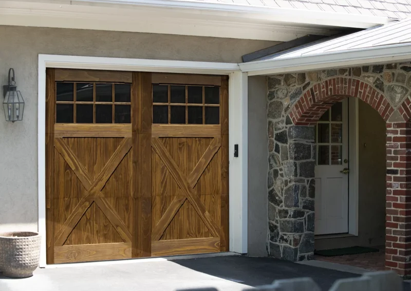 Accoya garage doors wooden