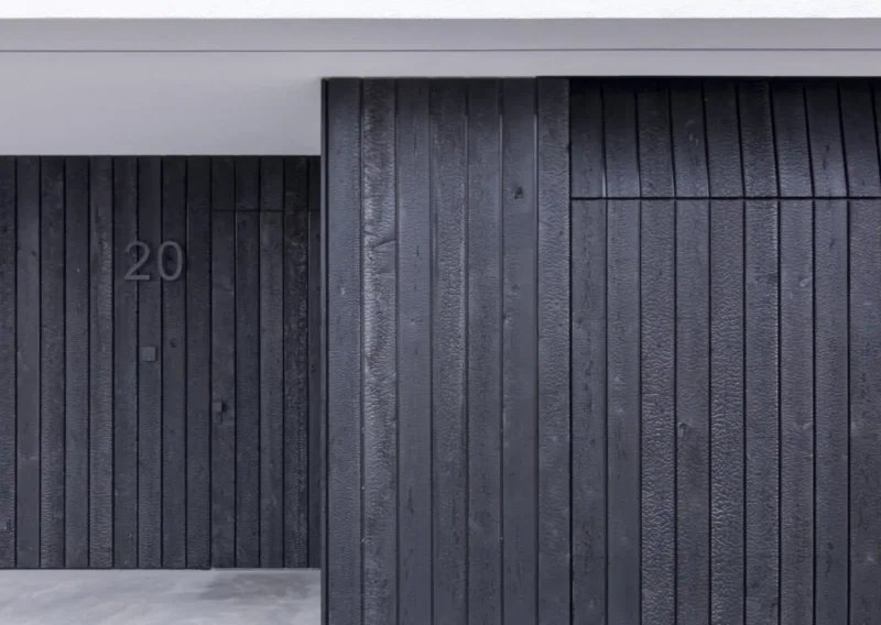 accoya wooden garage doors