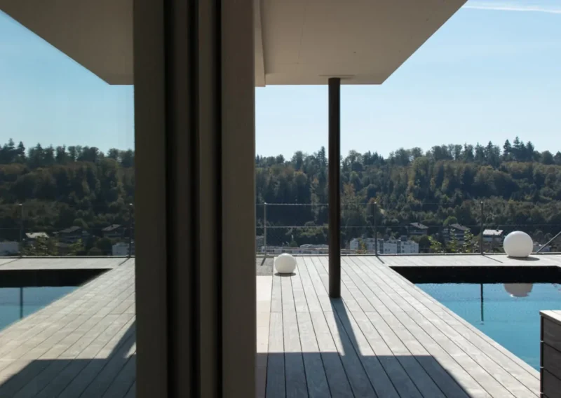 rooftop pool decking