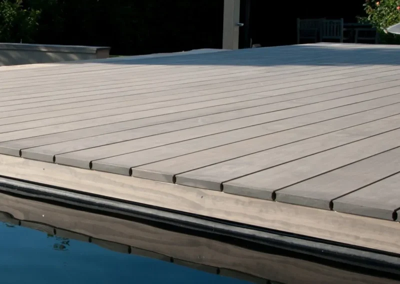 wooden pool decking Accoya wood