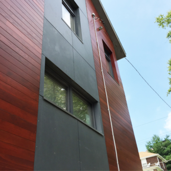 Accoya Siding, SquirrelPassiveHouse, PA, Square2