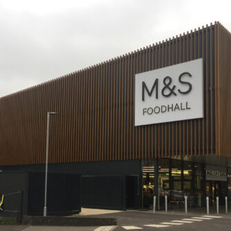 Marks&Spencer-Accoya wood facade-wide