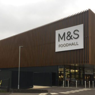 Marks&Spencer-Accoya wood facade-wide