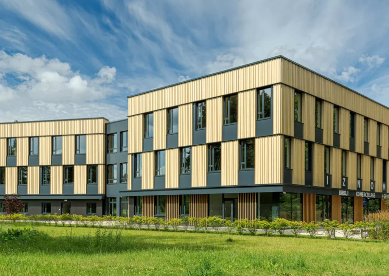 wood cladding project