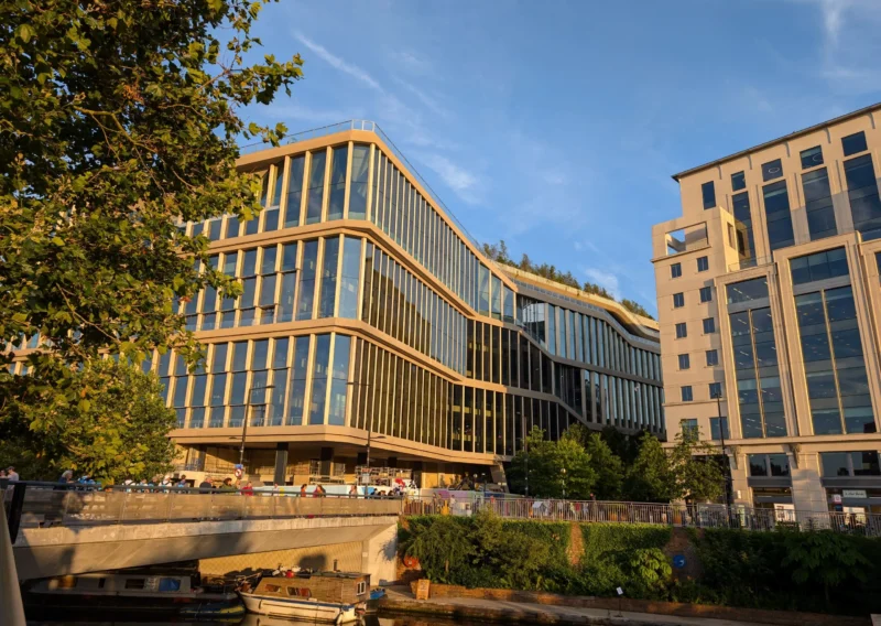 Wood cladding for Google in London