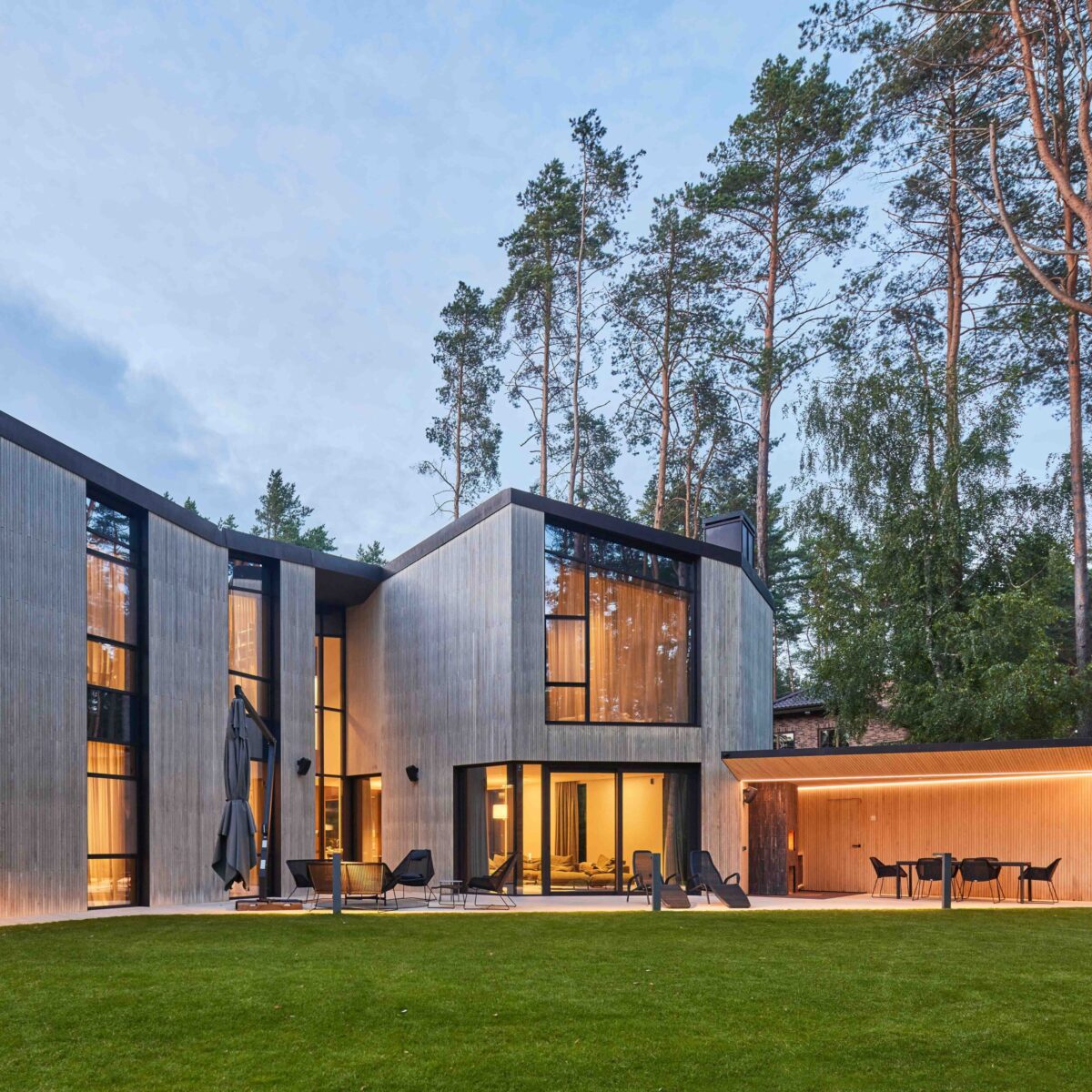 Homes in the forest Lithuania - Accoya Acetylated Wood | High ...
