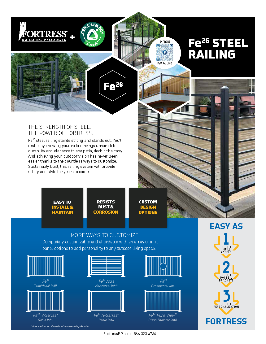 Fortress Building Products FE26 Steel Railings