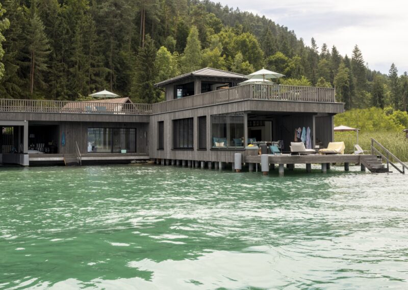accoya color grey lake house siding cladding decking