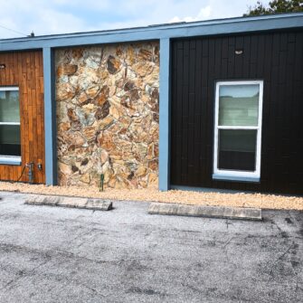 Accoya Panels - Java & Roasted Almond West