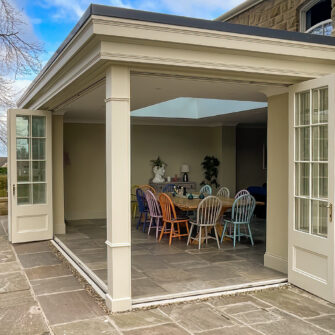 Sliding-Folding Door Set (Open)