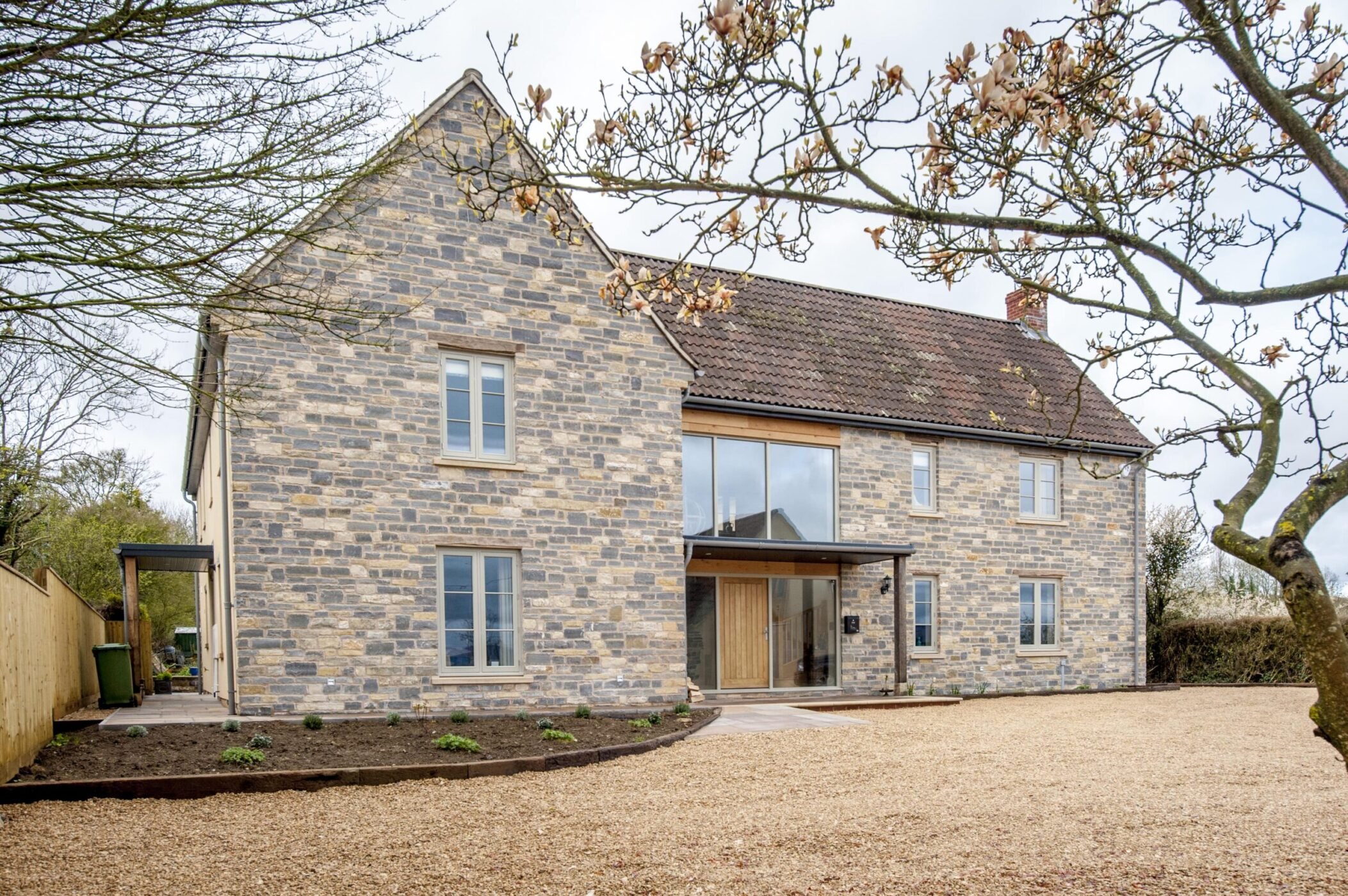 Contemporary meets traditional at Somerset new build