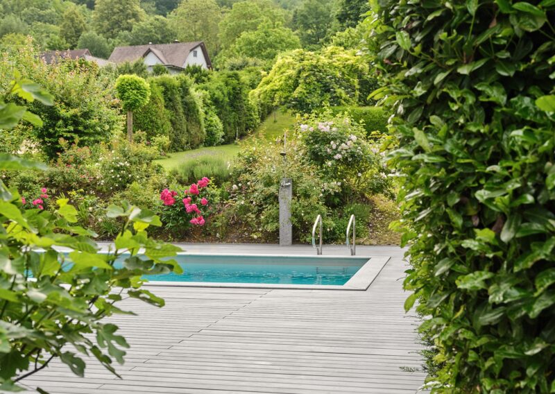 Accoya Color Grey Pooldecking