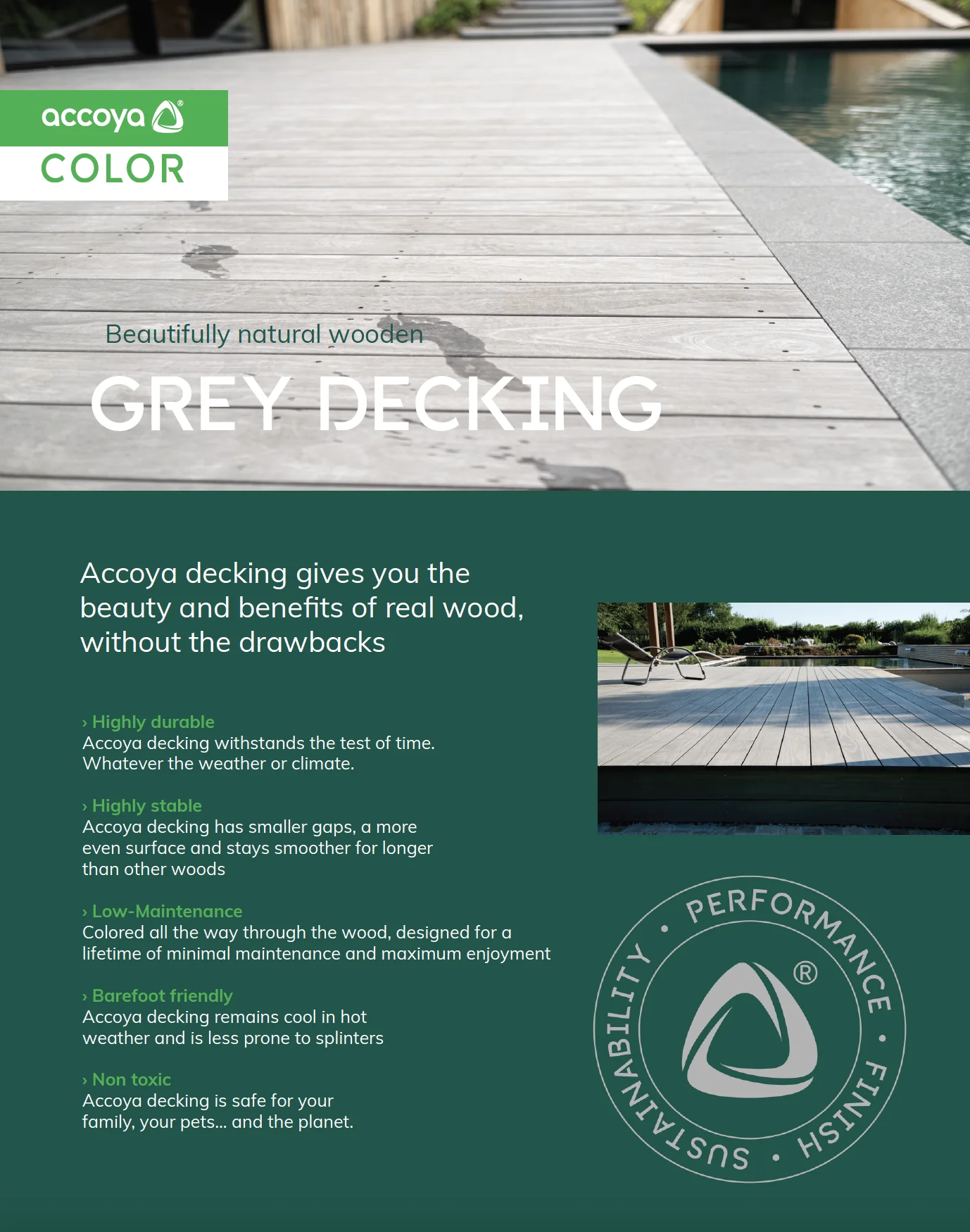 Accoya Color Grey Decking Benefits UK