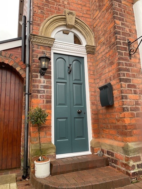 Wooden external door