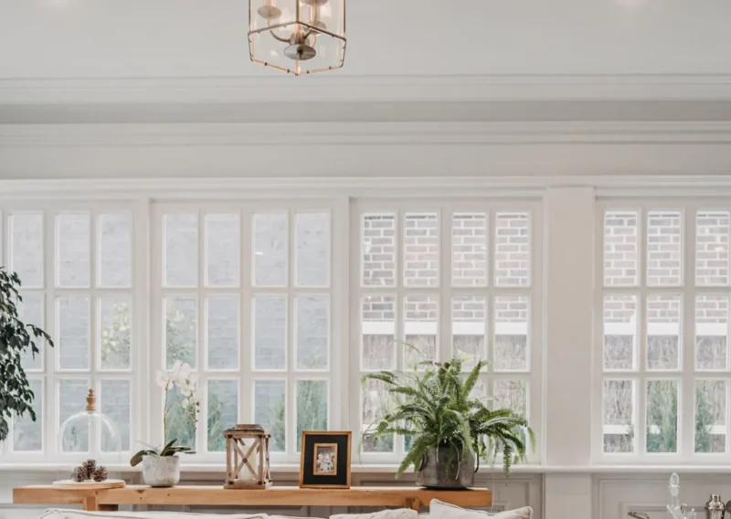 Accoya wood windows inside view