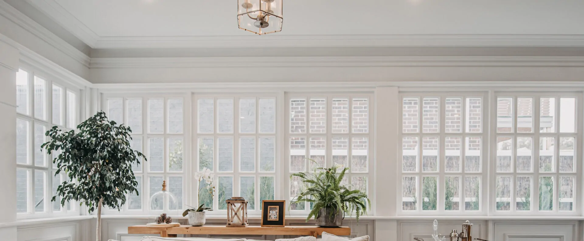 Accoya wood windows inside view