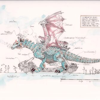 Le Dragon de Calais Croquis©François Delaroziere-min